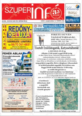 Ajka 2025.09.05.