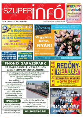 Ajka 2025.03.28.